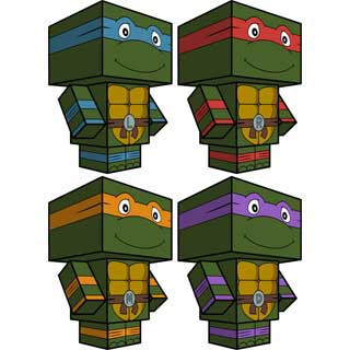 Teenage Mutant Ninja Turtles Papercraft