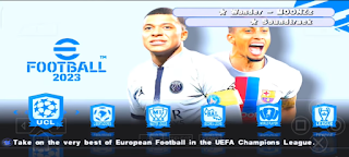 Download eFootball 2023 PES ISO PPSSPP Update Transfer Best Graphics HD Camera PS5 English Version
