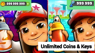 How to get unlimited Coins and Keys in Subway Surfers