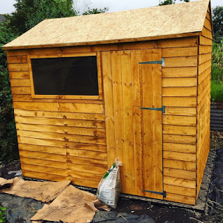 Building a shed on an allotment