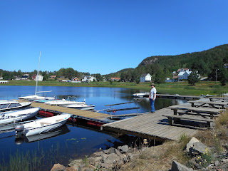 Herefoss in south-eastern Norway, at the end of a fjord