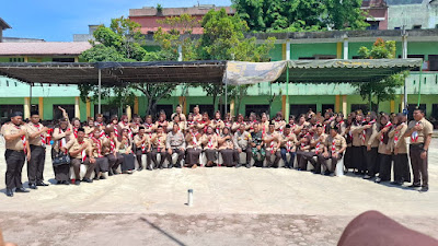 Peresmian Pramuka Se-Kecamatan Medan Marelan Julie: Pramuka Membentuk Karakter Pemimpin Sejak Dini 