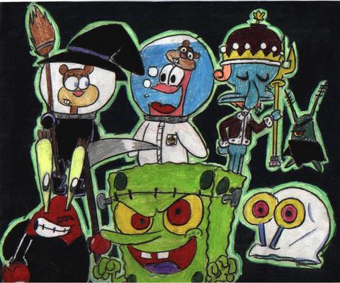 Halloween backgrounds  2021 Spongebob  Squarepants 