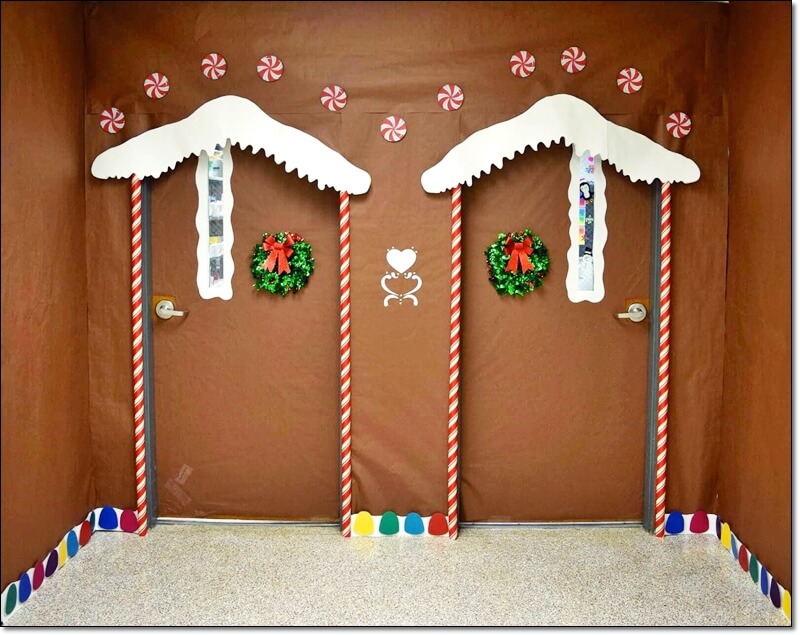 Christmas Door Decoration Ideas for School and Classroom
