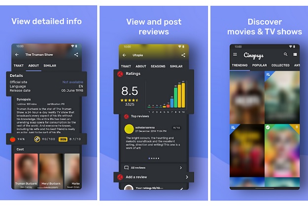 Cinopsys - Δωρεάν και χωρίς διαφημίσεις εφαρμογή για όσους βλέπουν ταινίες και σειρές