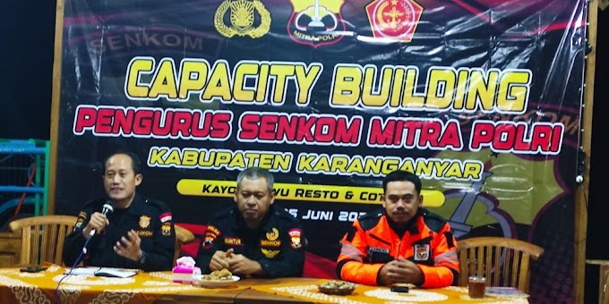 Capacity Building Pengurus Kabupaten SENKOM Karanganyar.