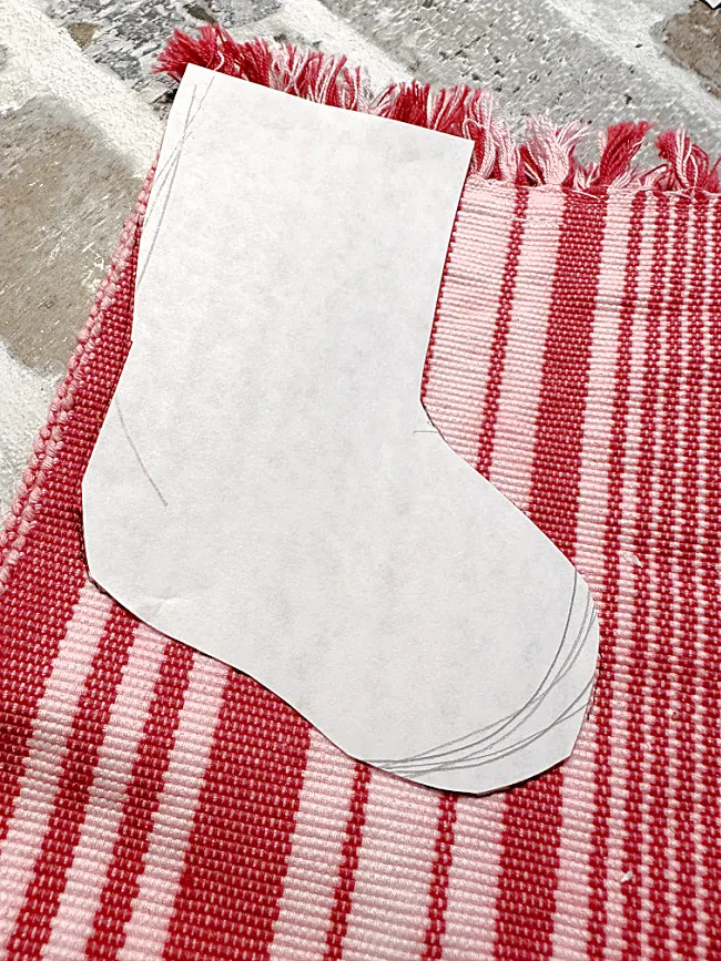 paper stocking shape