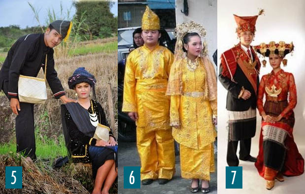 8 Pakaian  Adat  Sumatera  Utara  dan Keterangannya Gambar 