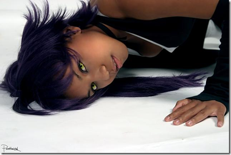 bleach cosplay - shihoin yoruichi