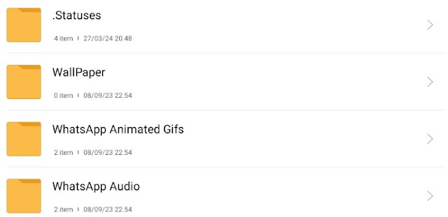 Cara Menampilkan Folder .Statuses WhatsApp Untuk Melihat Cerita Tanpa Diketahui