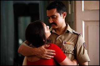 Aamir Khan as Inspector Surjan Singh Sekhawat, Rani Murerji as Surjan's wife Roshni, Directed by Reema Kagti 