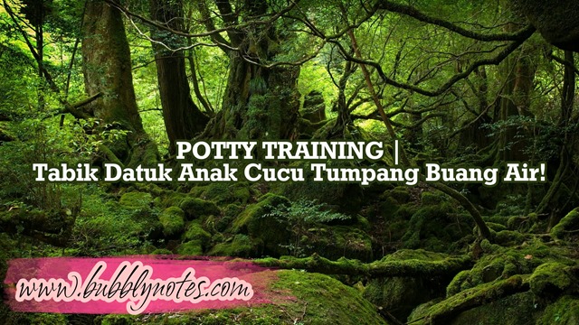 POTTY TRAINING  Tabik Datuk Anak Cucu Tumpang Buang Air!