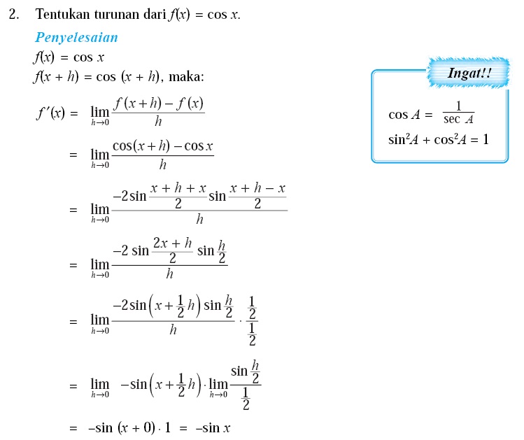 Contoh Gambar Fungsi Trigonometri - Simak Gambar Berikut