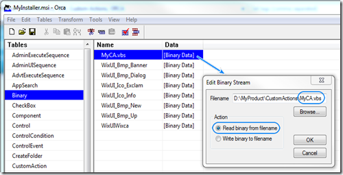 BinaryTableImport