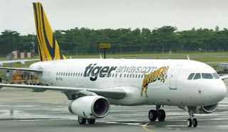 tiger airways aircraft