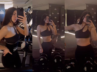 Kylie Jenner Rocks Tank Top and Tights While Sharing Morning Exercise routine Watch