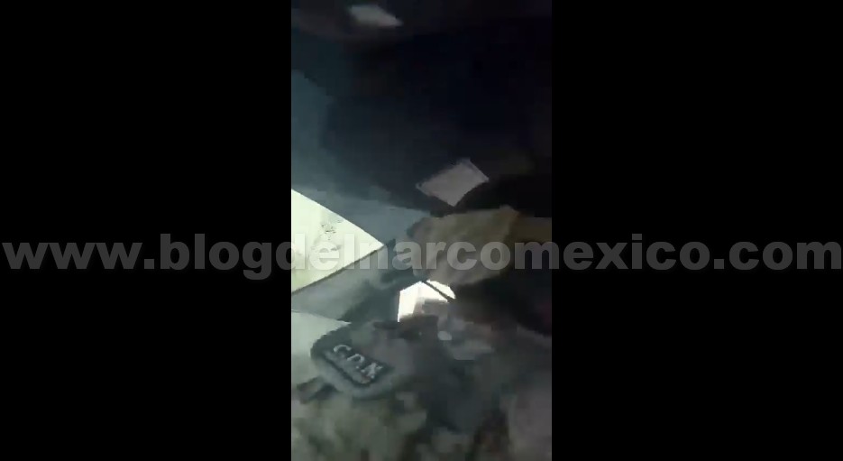 Sicarios del Cartel del Noreste se grabaron emboscando a Policías que custodiaban convoy de niños en Anáhuac; Nuevo León