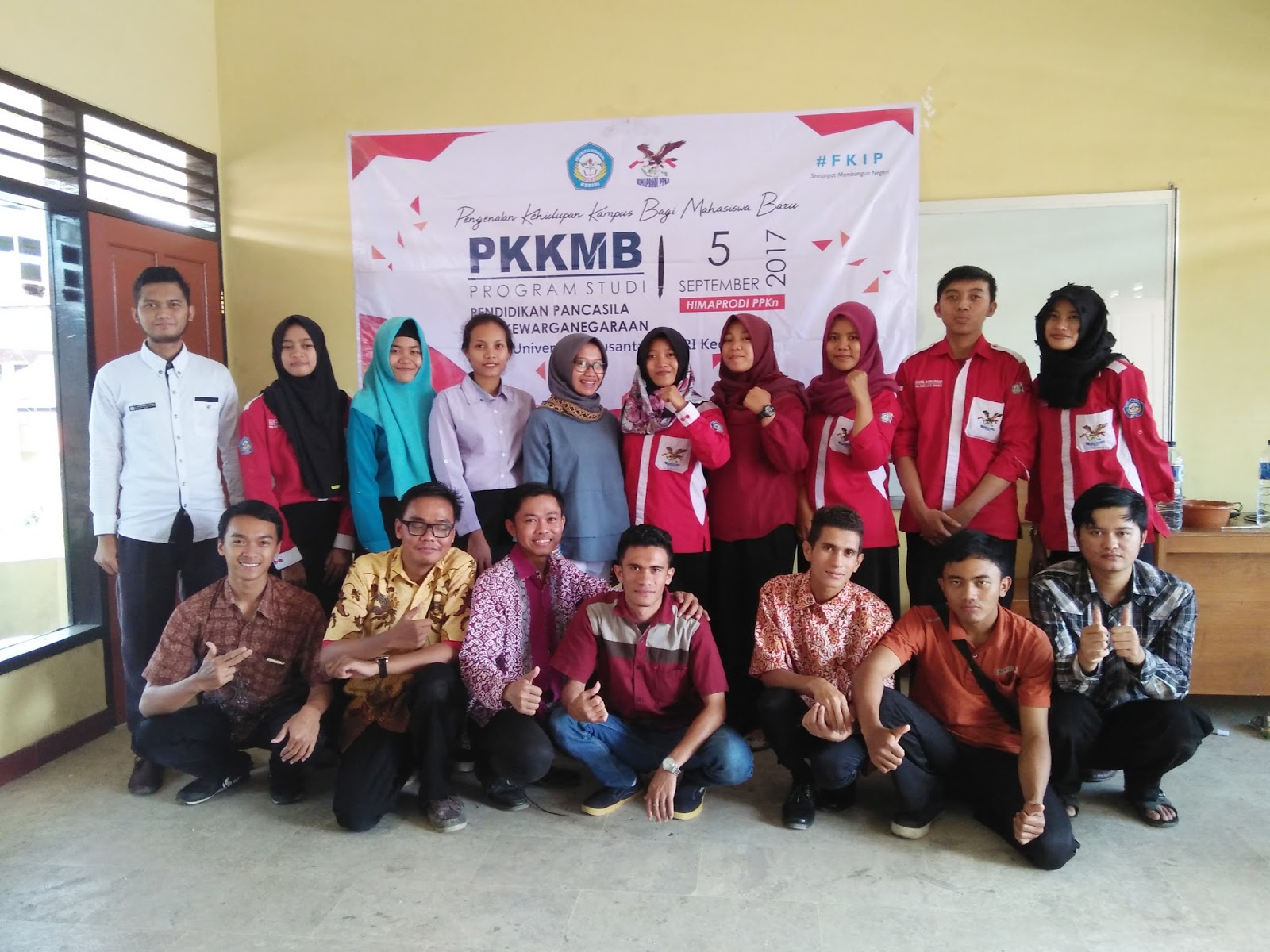 Selasa 05 September 2017 merupakan PKKMB yang diprakarsai oleh Himpunan Mahasiswa yang ada dilingkup Kampus Universitas Nusantara PGRI Kediri