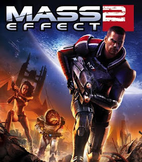 mass effect game cover soldier with gun running towards screen