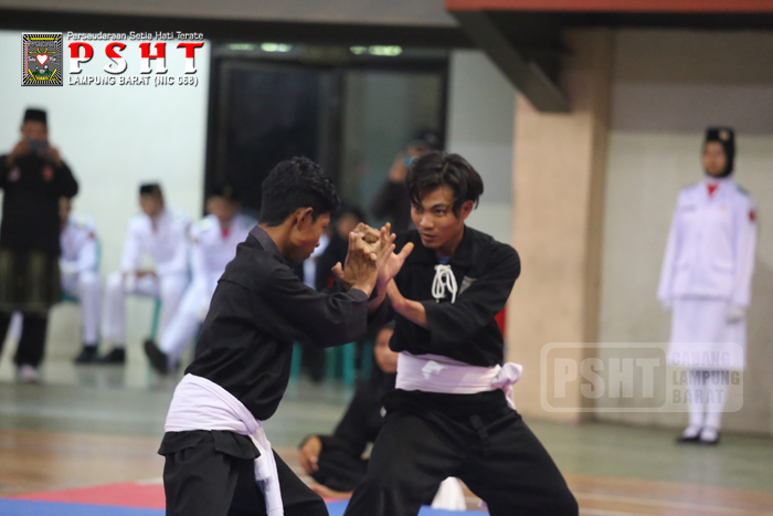 Peragaan Pencak Silat di Pembukaan POP Kabupaten Lampung Barat Tahun 2022