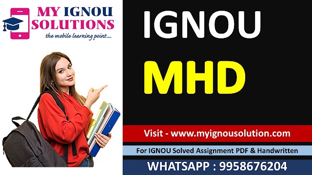 IGNOU MHD Solved Assignment 2023-24 – Master's Degreee in Hindi