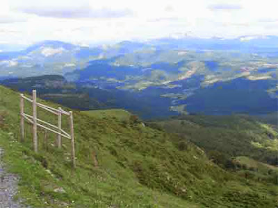 Vistas de la subida al Gorbeia