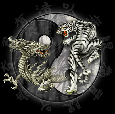 tribal tattoos designs dragon and tiger