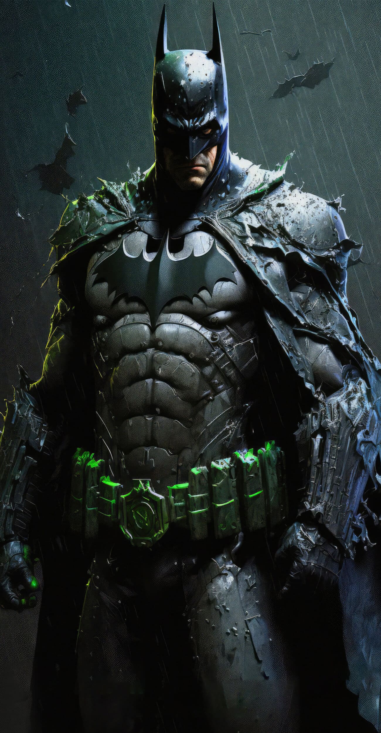 خلفية باتمان فارس الخفاش سوداء فخمه بدقة 4K للايفون