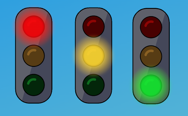 Classroomscreen traffic lights help control volume level