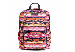 Vera bradley coupon code: Lighten Up Large Backpack in Rio Squiggle