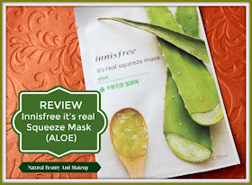 Innisfree It's Real Squeeze Aloe Sheet Mask Product