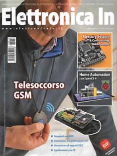 Elettronica In 233 - Marzo 2019 | ISSN 1124-8548 | PDF HQ | Mensile | Elettronica
Elettronica In è una rivista mensile (10 numeri all'anno) di elettronica applicata con intenti didattici e divulgativi, rivolta a quanti operano nel campo della progettazione elettronica. 
In particolare ci rivolgiamo a quanti lavorano nei laboratori di Ricerca e Sviluppo e negli Uffici Tecnici di piccole e medie aziende nonché a quanti frequentano Corsi di Studio nel settore elettronico e informatico (studenti universitari e di scuola media superiore) ed ai loro insegnanti.
Prestiamo particolare attenzione anche a coloro che, pur non operando professionalmente in questi campi, sono affascinati dalla possibilità di realizzare in proprio dispositivi elettronici per gli impieghi più vari. 
I contenuti della rivista possono essere suddivisi in due differenti tipologie:
- Progetti pratici;
- Corsi teorici
In ciascun numero della rivista proponiamo progetti tecnologicamente molto avanzati, sia dal punto di vista hardware che software, che cerchiamo di illustrare nella forma più chiara e comprensibile occupandoci delle modalità di funzionamento, dei particolari costruttivi e delle problematiche software. In questo modo il lettore può acquisire e sperimentare in pratica una serie di conoscenze utili per cimentarsi in seguito con progetti simili o ancora più complessi. In ogni caso tutti i circuiti proposti sono originali ed hanno un'utilità immediata.
Nel secondo caso (Corsi teorici) vengono trattati argomenti di grande attualità per i quali non esistono ancora (o esistono in maniera frammentaria) informazioni approfondite. Agli aspetti teorici fanno sempre seguito applicazioni pratiche con le quali verificare sul campo le nozioni teoriche apprese.