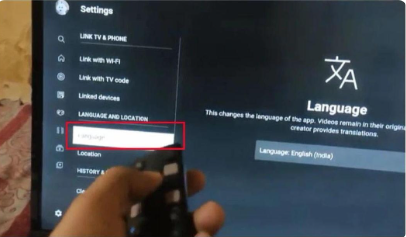 Cách cài đặt tiếng Việt cho ứng dụng Youtube của tivi TCL