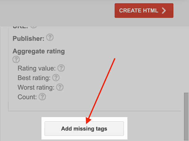 Add Missing Tags Button