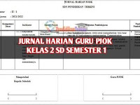 Jurnal Harian Guru PJOK Kelas 2 SD/MI Semester 1 Terkini