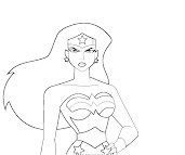 #9 Wonder Woman Coloring Page