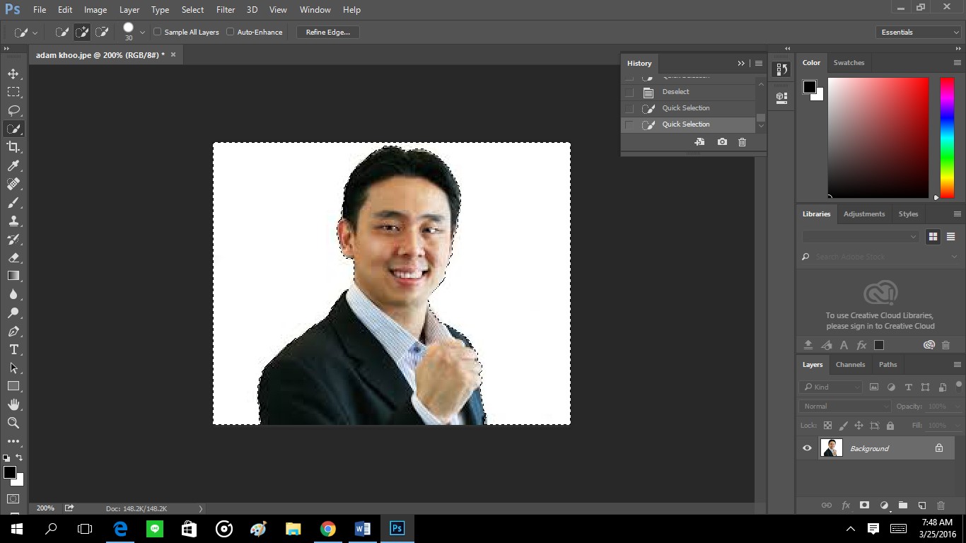 Trik Mengganti Background Foto Di Photoshop CC 2015 Terbaru