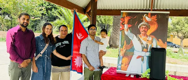Nepalese in Auburn Sydney celebrating Prithivi Jayanti