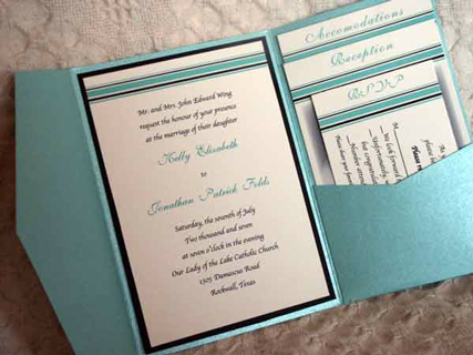 scrapbook wedding invitations