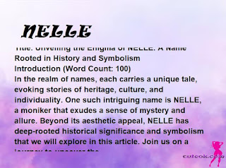 meaning of the name "NELLE"