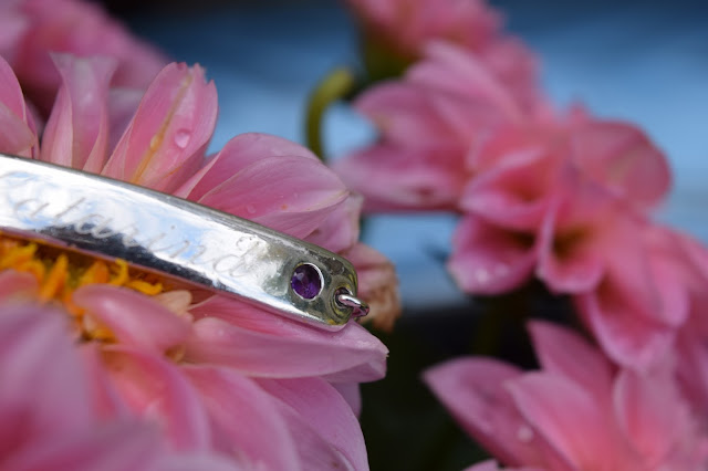 Style | Personalised Amethyst Sliding Bracelet