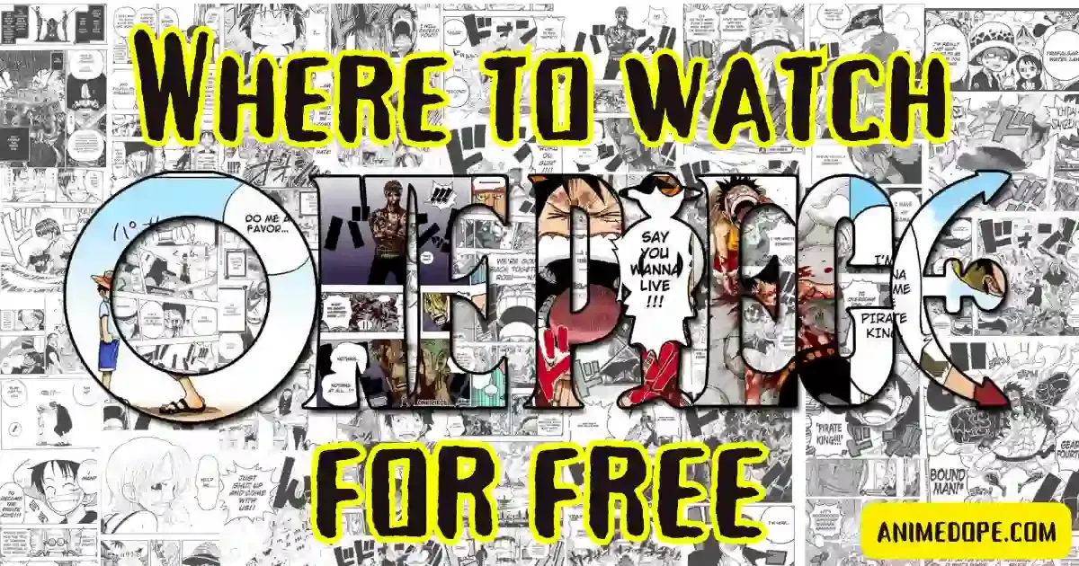 Where to Watch One Piece Anime in India for free