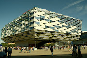 View of the Pavilion from ground level (aragon pavilion )