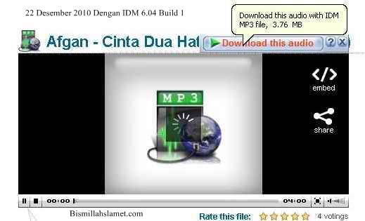 MP3 4shared,Cara Download Lagu MP3 di 4shared!com