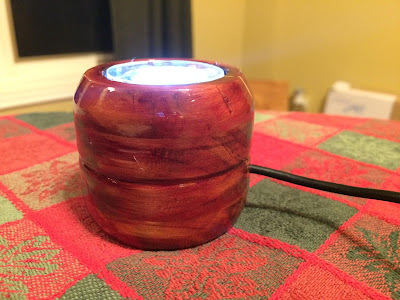 A very simple microscope light made from scrap wood and dollar store parts