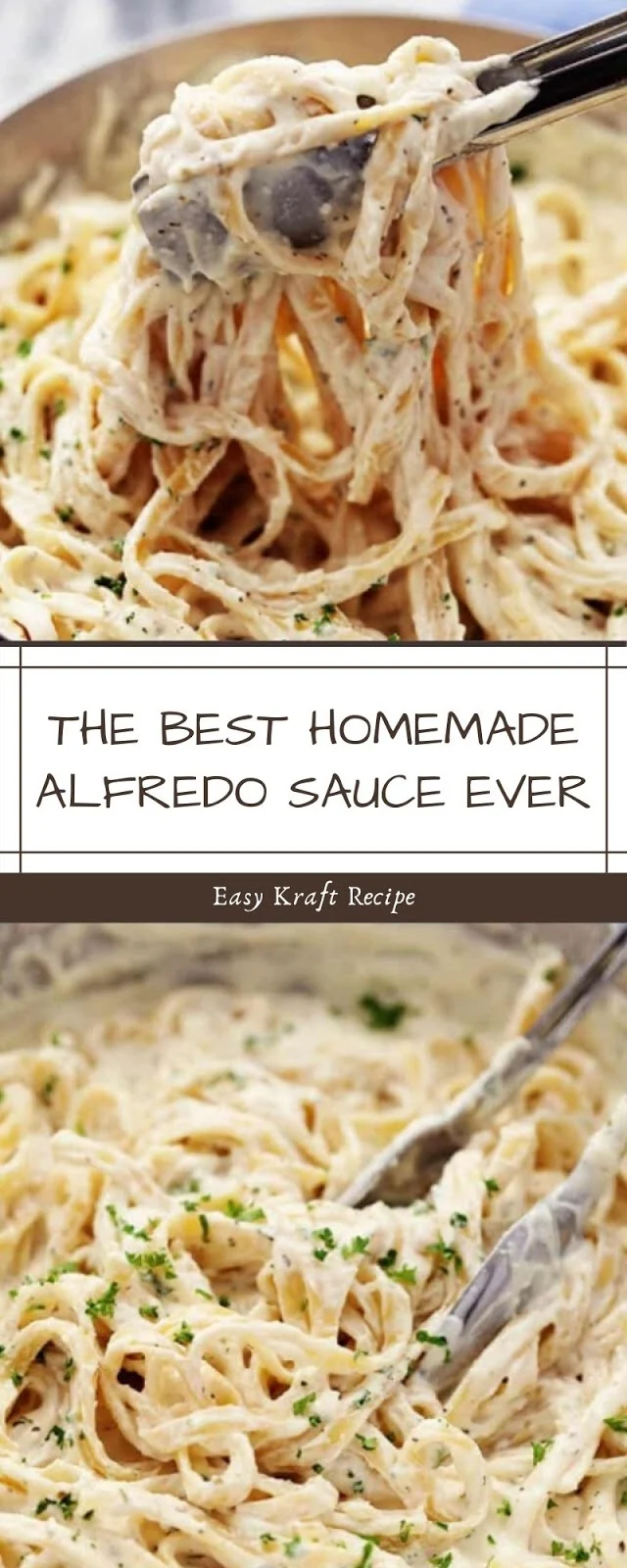 THE BEST HOMEMADE ALFREDO SAUCE EVER