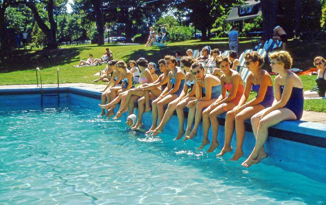 Kodachrome Slides of People at Happy Acres Resort Around 1954