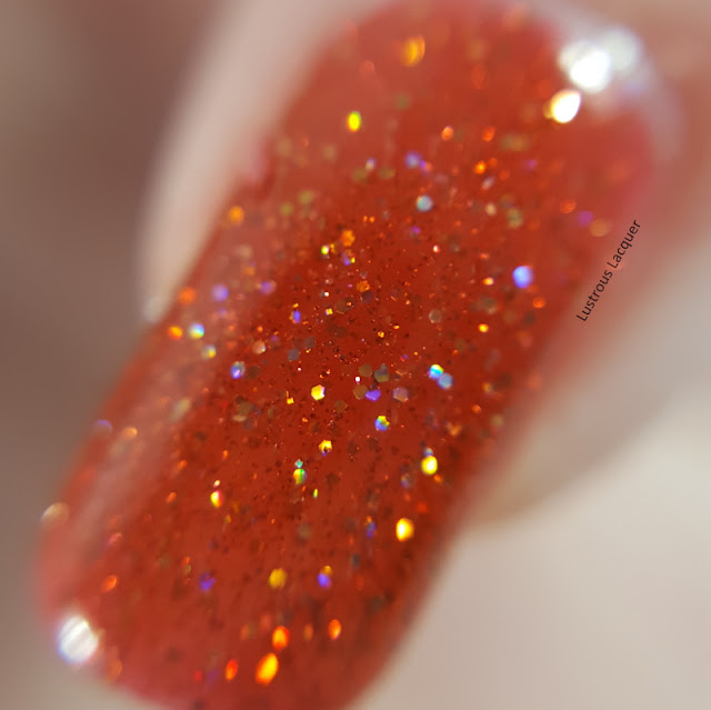 Burnt-orange-scattered-holographic-nail-polish