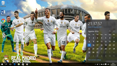 Real Madrid 2016 Theme For Windows 7/8/8.1 and 10