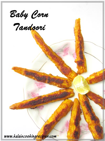 Baby Corn Tandoori